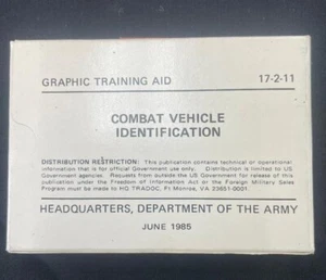 Vintage Military ID Cards- Combat Vehicle Identification cards- 1985- 17-2-11 - Picture 1 of 3