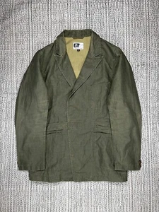 ENGINEERED GARMENTS D-Sum Blazer, MEN’S MEDIUM, Polyurethane-Linen, Khaki USA - Picture 1 of 9