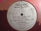Sparque Let's Go Dancin' 12" Orig '81 West End Wes 22135 Larry Levan Disco Vg