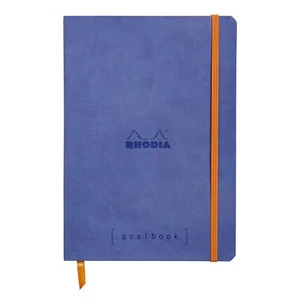 Rhodia Goalbook Journal - Sapphire Blue - Dot Grid - A5 Size 5.75 x 8.25 117748 - Picture 1 of 5