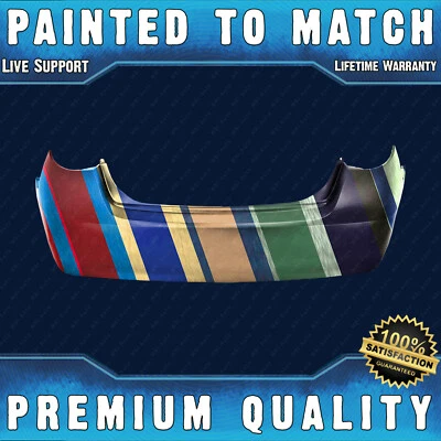 NEW Painted To Match Rear Bumper Cover Fascia for 2007-2010 Hyundai Elantra 4dr Foto 1 de 4