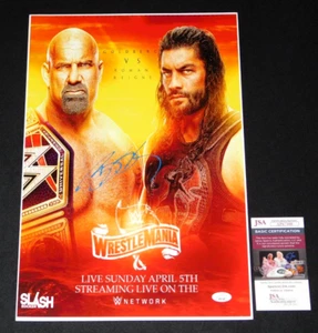 GOLDBERG WCW WWE HOF SIGNED 12X18 WRESTLEMAMIA POSTER JSA COA!!! - Picture 1 of 1