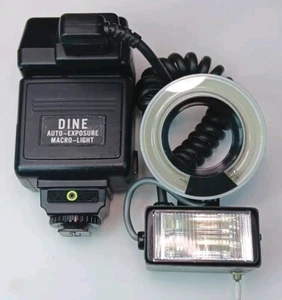 Sunpak Dine Ring Flash System NE-2D Auto Exposure Macro Light For Nikon-Working - Picture 1 of 24