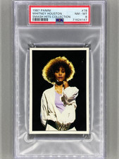 1987 Panini #78 Whitney Houston The Smash Hits Collection PSA 8 - Pop 10 - 1 Hig