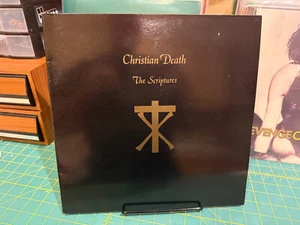 Christian Death The Scriptures LP vinyl 1987 VG++/VG++ rare German import - Picture 1 of 4