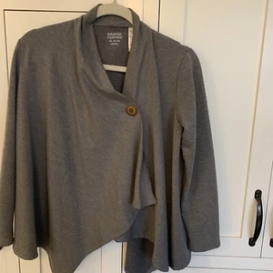 Cute! Girls Harper Canyon Wrap/Sweater/Jacket; Heather Gray; Sz XL (14/16) - Picture 1 of 14