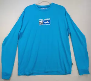 Camicia uomo manica lunga Pelagic High Performance AquaTek XXL blu - Foto 1 di 7