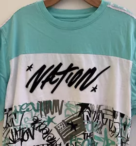 Camiseta para hombre Parish Nation con estampado de graffiti talla XL - Imagen 1 de 6