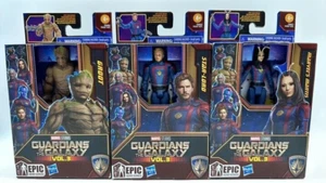 Juego de 3 piezas Guardianes de la Galaxia Vol. 3 Epic Hero Series ~ Groot Star Lord Mantis - Imagen 1 de 2