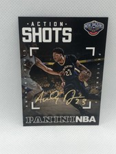 2015-16 Panini NBA Anthony Davis Action Shots - Gold Foil Facsimile Auto