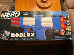 NERF Roblox Arsenal Pulse Laser Motorized Dart Blaster Gun + Virtual Item NEW - Picture 1 of 2