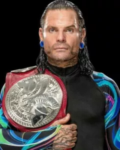 JEFF HARDY 8X10 PHOTO WRESTLING PICTURE WWE WWF TNA WITH BELT - Picture 1 of 1