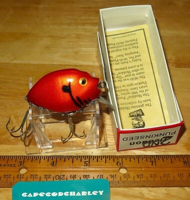 Original HEDDON PUNKINSEED Seconds Lure Collector Series 9630 COPPER BLACK GILL - Image 1 of 4