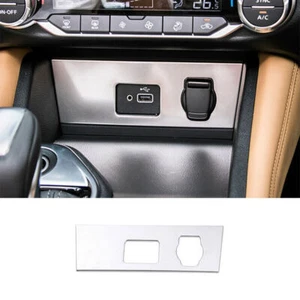 Panel de encendedor de cigarrillos consola interior plateada para Nissan Sentra 2020-2023 - Imagen 1 de 6