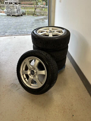 4 Winterreifen Winterräder Aluräder 205/55R16 AUDI, SKODA, SEAT, VW - Bild 1 von 4