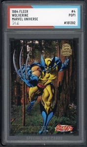 1994 Fleer Wolverine Marvel Universe #4 Soc Pop1 Authenticated - Bild 1 von 2