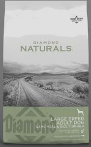 Diamond Naturals Large Breed Lamb Meal and Rice Adult Dry Dog Food, 40 lbs. - Picture 1 of 5