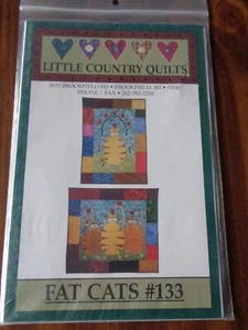 LITTLE COUNTRY QUILTS PATTERN FAT CATS #133 - Picture 1 of 2