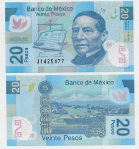 MÉXICO 20 PESOS 2013 SIN CIRCULAR BENITO JUÁREZ EN EL CENTRO DERECHO, VISTA DE COCIJO, LIBRO Y S - Imagen 1 de 1