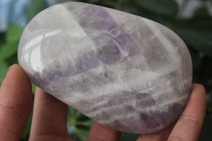 382 g Raro Caído Bandas Chevron Sueño Amatista Cuarzo Cristal Esmalte Espécimen1 - Imagen 1 de 8