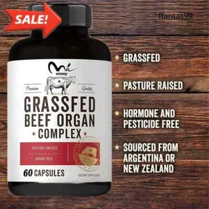 Complejo de órganos de carne alimentada con pasto | 60 granos alimentados con pastos, suplemento sin granos - Imagen 1 de 4