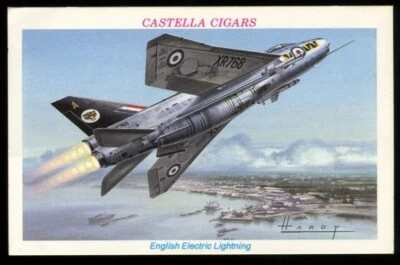 Tobacco Card, Castella, BRITISH AVIATION, 1994, English Electric Lighting, #21 - Image 1 of 2