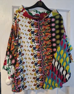 Ladies Desigual Hankerchief Style Pattern Skirt Size M MEDIUM - Picture 1 of 8