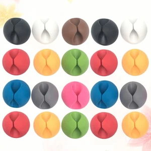 20 PCS Verschluss Schreibtisch-Kabel-Organizer Kabelclip-Organizer - Afbeelding 1 van 12