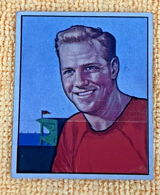 1950 Bowman #106 Ed Carr VG-VGEX - Image 1 of 2