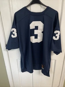 Joe Montana Notre Dame Football Jersey #3 Adidas True School #3 Size 2XL 54 Spot - Picture 1 of 16