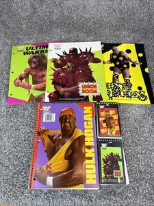 Cuaderno y carpeta espiral Hogan Warrior Legion 1990 de colección Hasbro Titan Sports WWF - Imagen 1 de 15