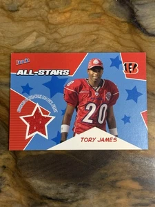 2005 TOPPS BAZOOKA TORY JAMES PRO BOWL JERSEY Bengals - Picture 1 of 2