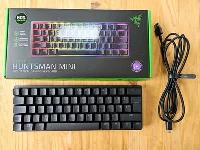 Razer Huntsman Mini (Purple Switch) - 60% Compact Gaming Keyboard Clicky Optical - Image 1 of 4