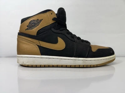 Nike Air Jordan 1 Retro High Melo 2014 332550-026 Negro Dorado Zapatos para Hombre Talla 9.5 Foto 1 de 4