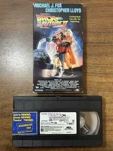 Back to the Future Part II (VHS, 1990) Michael J. Fox, Christopher Lloyd - Picture 1 of 4