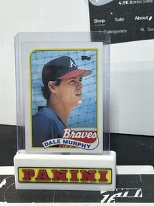1989 Topps Dale Murphy #210 Fresh Pulled Out of Sealed Case Braves NM-MT - Picture 1 of 2