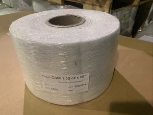 Fiberglass Chopped Strand Mat 1.5 oz X 6” Wide Boat Marine Repair - Picture 1 of 3