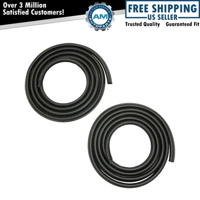 Door Seal Rubber Weatherstrip Pair Set of 2 for Dodge D100 D250 300 Pickup Truck - Image 1 of 4