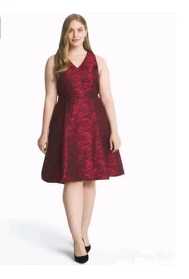 Vestido de fiesta con estampado de rosas del mercado negro de la Casa Blanca talla 12 Foto 1 de 4