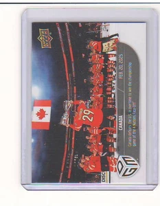 2025 Upper Deck 4 Nations Face-Off Game Dated Moments #21 Team Canada - Picture 1 of 1