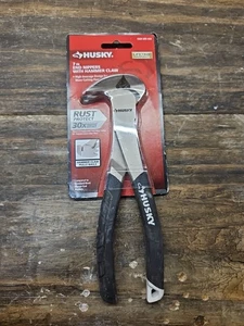 Husky 7 In. End-Nipper Cutting Pliers with Hammer Head ensures durability Best - Picture 1 of 8