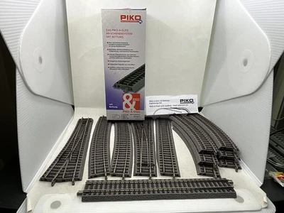 PIKO HO Scale A-Track Expansion Pack Set C pack of 12 #55321 - Image 1 of 4