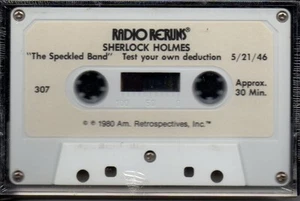 RADIO RERUNS Sherlock Holmes Cassette THE SPECKLED BAND 5/21/46 - Picture 1 of 1