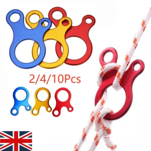 1-10X Camping Tent Awning Cord Guy Line Rope Tightener Tensioners Fastener Hook - Picture 1 of 24