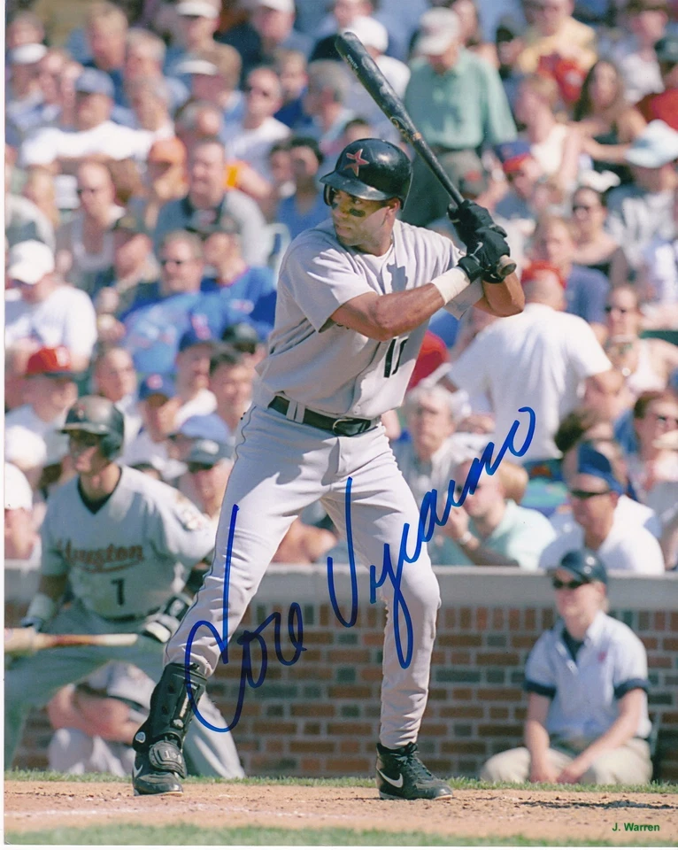 JOSE VIZCAÍNO HOUSTON ASTROS ACCIÓN FIRMADO 8x10 Foto 1 de 1
