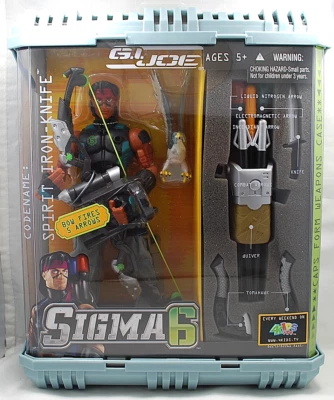 GI Joe Sigma 6 Spirit Iron Knife Figure New in Sealed Window Box - Image 1 of 2