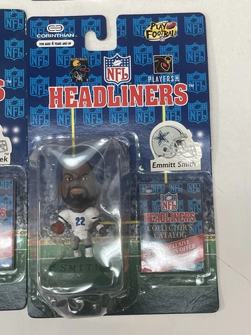 New 1996 NFL Headliners Collectible Dallas Cowboys Football Figures HOF Stars Cover