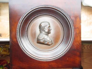 ANTICO ELETTROTIPO 1840 FRANKLIN PEALE, BRONZO, MONETA, PLACCA, U.S. MINT PHILA - Foto 1 di 4