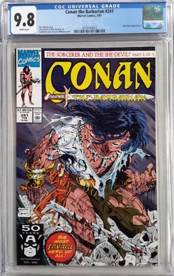 **CONAN EL BÁRBARO #241 CGC 9.8**MARVEL 1991*TODD MCFARLANE*PÁGINAS BLANCAS*#9003 Foto 1 de 3