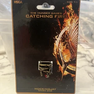 The Hunger Games - Mockingjay Charm Ring Size 7.5 Catching Fire - Brand New - Picture 1 of 4